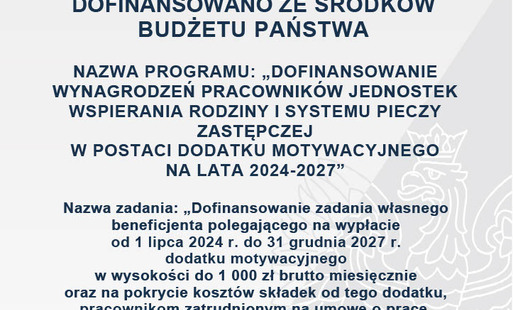 Programy realizowane w Domu Dziecka Nr 2 w Strzyżowie 2026