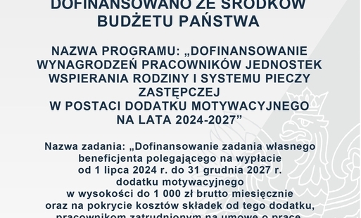 Programy realizowane w Domu Dziecka Nr 2 w Strzyżowie 2026